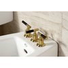 Kingston Brass ThreeHandle Bidet Faucet, Brushed Brass KB6327CKL